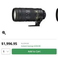 لنز نیکون Nikon 70-200 2.8 FL VR|دوربین عکاسی و فیلم‌برداری|مشهد, هنرستان|دیوار