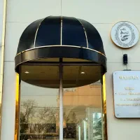 سایه بان کلاسیک کافی شاپ سایبان طرح فرانسوی ثابت