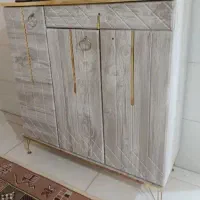 ست کامل آینه کنسول میز تی وی و جاکفشی|مبلمان خانگی و میز عسلی|چهارباغ, |دیوار