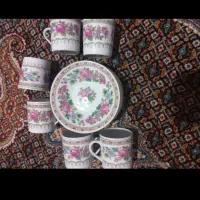فنجان قهوه خوری و سرویس صبحانه خوری