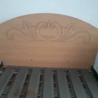 تخت دونفره  فلزی|تخت و سرویس خواب|آستانه اشرفیه, |دیوار