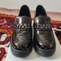 کفش کالج لژدار ورنی