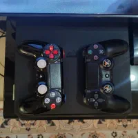 PS4 اسلیم ۵۰۰ گیگ کپی‌خور، پلمپ، دو دسته اورجینال