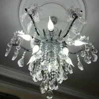 لوستر کریستالی اصل ۶شاخه|لوستر و چراغ آویز|تهران, هفده شهریور|دیوار