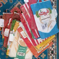 گونی خالی ۱۰کیلویی برنج و شیشه خالی