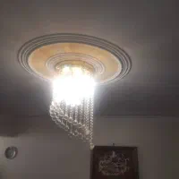 لوستر ۶ شعله کریستال مدل حلزونی|لوستر و چراغ آویز|تهران, سردارجنگل|دیوار