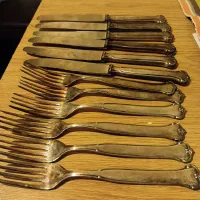 12 عدد کارد و چنگال انتیک خارجی