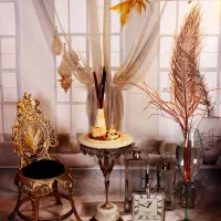 میزوصندلی تلفن برنز