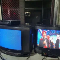 دو عدد تلویزیون ۱۴ اینچ سامسونگ و سونی