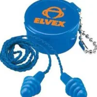 گوش گیر سلیکونی elvex همراه زنجیر و بند