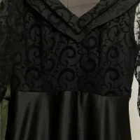 لباس مجلسی با تور فرانسوی