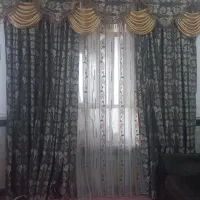 پرده|پرده، رانر، رومیزی|باغ ملک, |دیوار