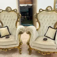 ست کامل مبلمان ۹نفره/میز ناهارخوری ۸نفره/ویترین|مبلمان خانگی و میز عسلی|تهران, سازمان برنامه جنوبی|دیوار