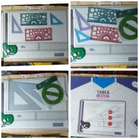 تخته رسم همراه با خط کش