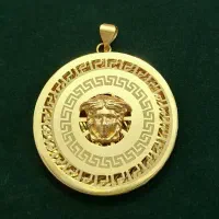 پلاک ورساچ طلا اعیانی زیبا نمادار بی اجرت بافاکتور