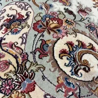 جفت شش متری طرح تبریز  گل ابریشم|فرش|اصفهان, نقش جهان|دیوار