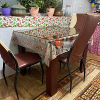 میز ناهارخوری ۴ نفره|میز و صندلی غذاخوری|بندر انزلی, جهانگانی|دیوار