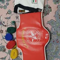 هوگو وکمربندهای تکواندو به همراه لباس