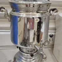 سماور مجلسی با پایه|سماور، چای‌ساز، قهوه‌ساز|الیگودرز, |دیوار