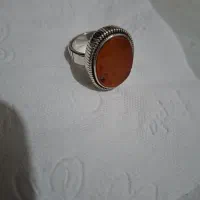 انگشتر دست‌ساز عقیق یمن کهنه|جواهرات|اردبیل, |دیوار