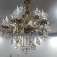 لوستر برنجی تمیز و در حدنو|لوستر و چراغ آویز|تهران, شهید رجایی|دیوار