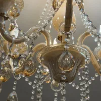 دوعددلوستر ۶شعله کریستال|لوستر و چراغ آویز|مرند, |دیوار
