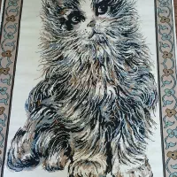 قالیچه طرح گربه