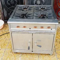 اجاق گاز فر دار چهار شعله تمام استیل درحد آکبند|کافی‌شاپ و رستوران|نسیم‌شهر, |دیوار