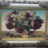 تابلو فرش ماشینی(منظره) با قاب مدل شاپرک|تابلو فرش|تهران, حکیمیه|دیوار