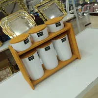 پاسماوری دوطبقه چوبی استند دار|ظروف نگهدارنده، پلاستیکی، یک‌بارمصرف|کرج, حصارک پایین|دیوار