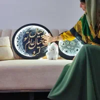 تابلوی ماه و کالیگرافی|تابلو، نقاشی، عکس|گنبد کاووس, |دیوار