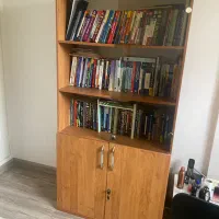 کتابخانه ویترین کمد ام دی اف