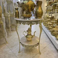 میز خاطره یا میز تلفن ۲ طبقه تمام برنز ۱۰ سال ضمان|میز تلفن|مشهد, کوی المهدی|دیوار