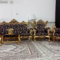 مبل سلطنتی تمیز|مبلمان خانگی و میز عسلی|قم, سراجه (۱۵ خرداد)|دیوار