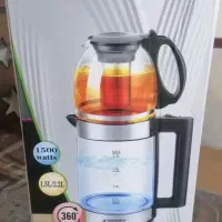 چای ساز روهمی کتری و قوری پیرکس کنوورث|سماور، چایساز، قهوهساز|سبزوار, سجاد|دیوار