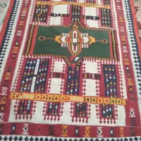 گلیم ریزباف خوش نقش طبیعی رنگ گیاهی