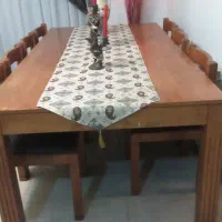 میز ناهار خوری چوب گردو|میز و صندلی غذاخوری|بابلسر, |دیوار