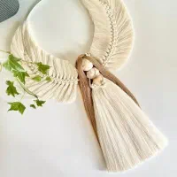 عروسک ،گوشواره ،جاکلیدی،پرده مکرومه