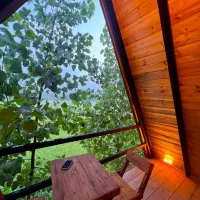 اجاره روزانه ویلا سویسی( کلبه چوبی )|اجارهٔ کوتاهمدت ویلا و باغ|لاهیجان, رجایی|دیوار