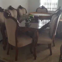 مبل ۹نفره به همراه میز ناهار خوری ۸نفره|مبلمان خانگی و میز عسلی|تهران, شادمان|دیوار