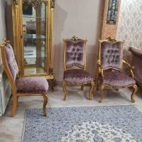 سرویس کامل مبلمان استیل کار دست پارچه ترک|مبلمان خانگی و میز عسلی|تهران, امیریه|دیوار