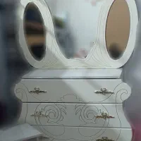 درآور سفید،سه کشو (باآینه)