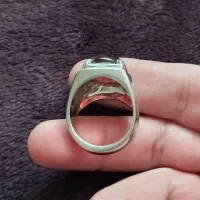 ۲عدد انگشتر نقره با سنگ گارنت و یاقوت سرخ|جواهرات|تهران, امیریه|دیوار