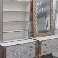 ست آینه و کنسول طلایی مدرن