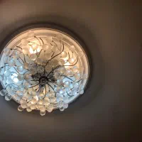 لوستر ۵ شعله کریستال