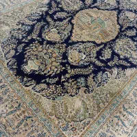 یک جفت فرش ۹ ضخیم پر تراکم سرمه ای|فرش|هشتگرد, شهرک اداری|دیوار