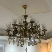 لوستر برنجی و ساعت برنجی درحد نو|لوستر و چراغ آویز|اسلام‌شهر, مظفریه|دیوار