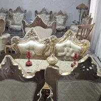 مبل سلطنتی ۹ نفره+میز ناهار خوری۶ نفره
