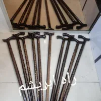 عصا چوبی طرح دار