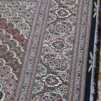 فرش دستباف سرمه ای ۱۸متری|فرش|خوی, |دیوار